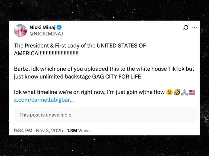 Nicki Minaj Faces Backlash After Trump And Melania Use Her Viral Song In White House TikTok