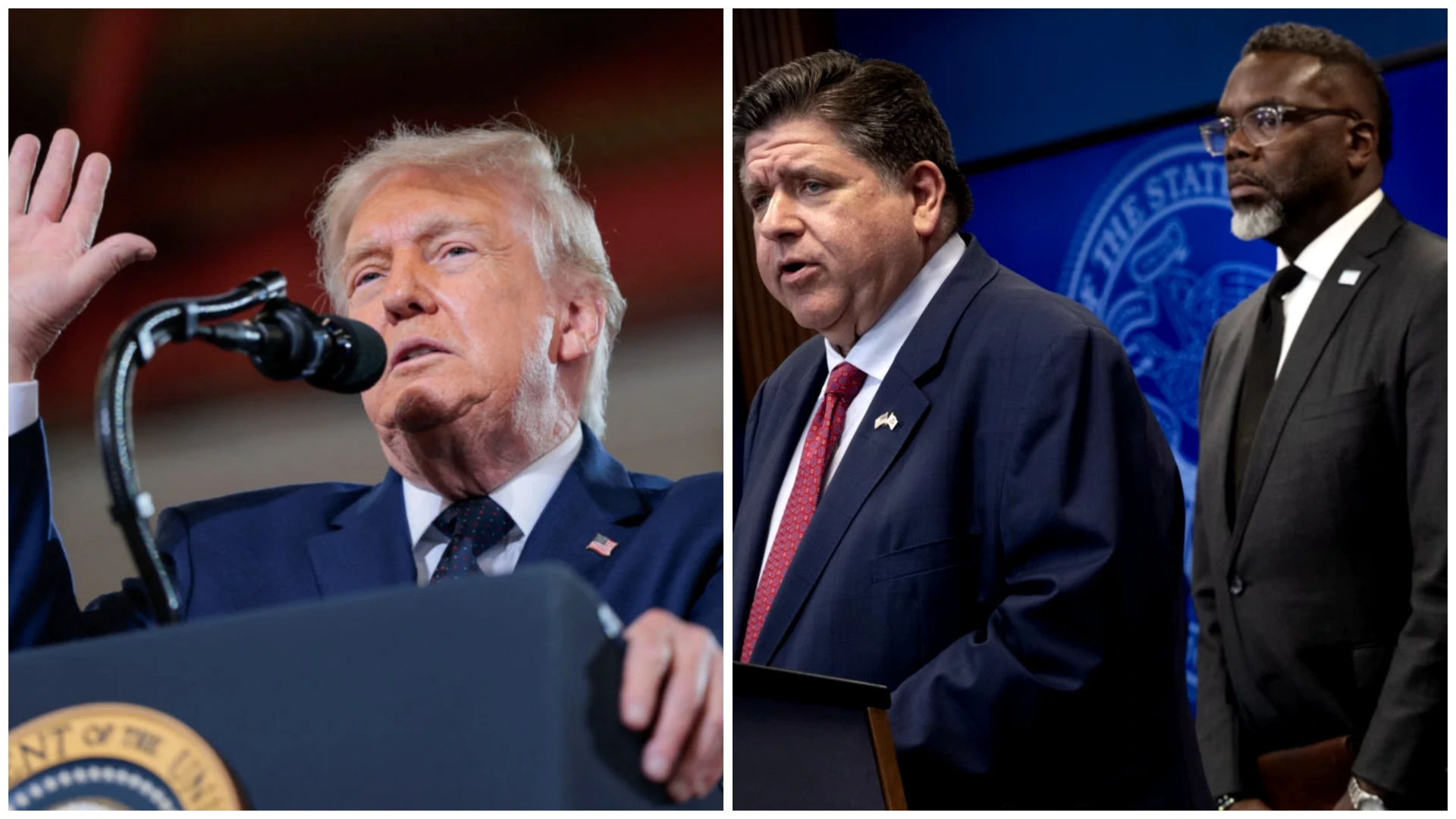 Trump Calls on Chicago Mayor and Illinois Governor to Ask for Help After Teen Takeover