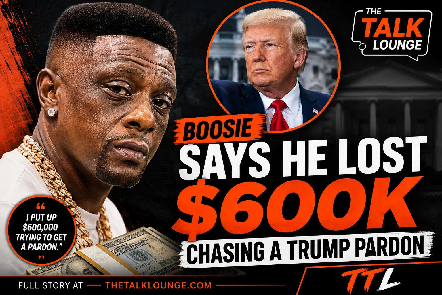 Boosie Says He Lost $600K Chasing a Trump Pardon